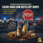 भोपाल में आबकारी विभाग का बड़ा एक्शन: सोम डिस्टलरी की दुकानों पर 'सर्जिकल स्ट्राइक',शराब सिंडिकेट में हड़कंप