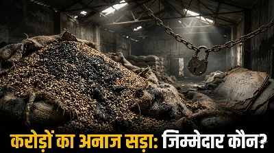 रायसेन में 'सफेद हाथी' बना सरकारी गेहूं: 35 करोड़ का अनाज सड़ा, बचाने के नाम पर फूंक दिए 150 करोड़!