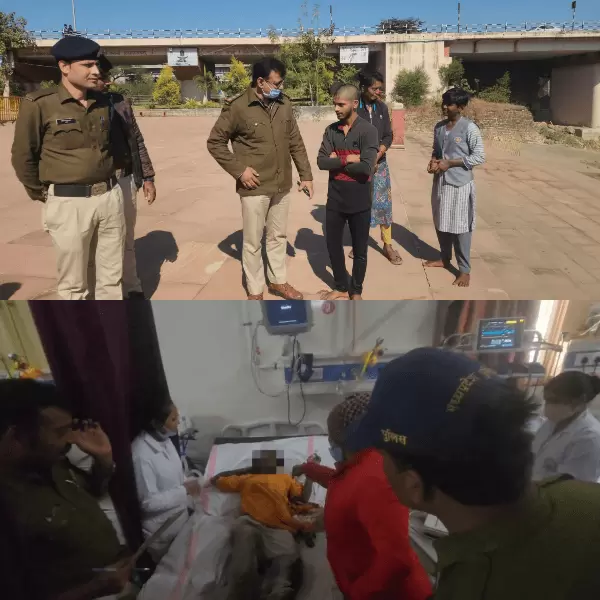 प्रेम प्रसंग के चलते युवती ने किया आत्म हत्या का प्रयास नदी में लगाई छलांग