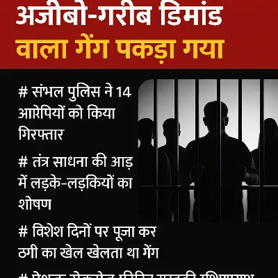 संभल में तांत्रिक धंधे का भंडाफोड़: अजीबो-गरीब डिमांड वाला गैंग पकड़ा गया