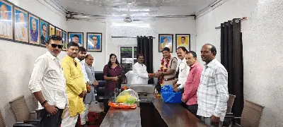 सांची में भावुक विदाई और नए नेतृत्व का स्वागत: नियति साहू को दी गई विदाई, जे.पी. त्रिपाठी ने संभाला पदभार