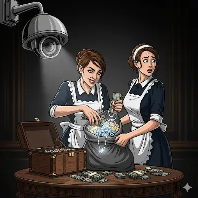 भोपाल में स्कूल संचालक के घर बड़ी चोरी: नौकरानी ने ही किया हाथ साफ, CCTV में कैद हुए चोर