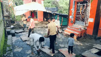 मंदिर में 'सेवा' का संकल्प: पीएम मोदी के जन्मदिन पर ग्यारसपुर BJP कार्यकर्ताओं ने चलाया सफाई अभियान, दिया 'स्वच्छता' का संदेश