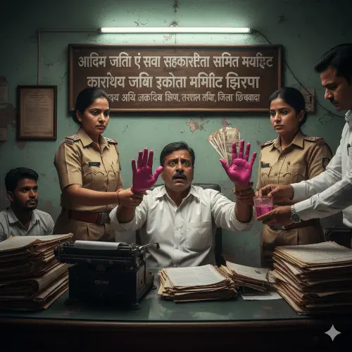 लोकायुक्त का बड़ा एक्शन! वेयरहाउस को ब्लैकलिस्ट न करने के एवज में ₹59000 की रिश्वत लेते समिति प्रबंधक रंगे हाथ गिरफ्तार