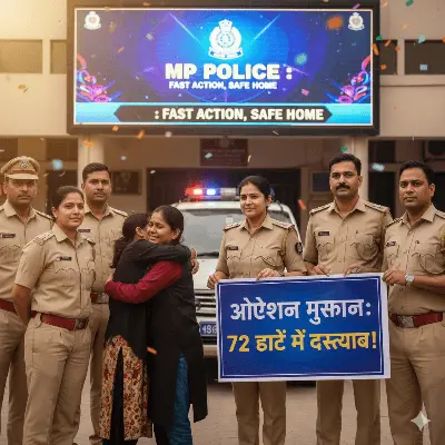 विदिशा पुलिस का 'मुस्कान' मिशन सफल! हैदरगढ़ पुलिस ने 72 घंटे में ढूंढी नाबालिग लड़की 👧
