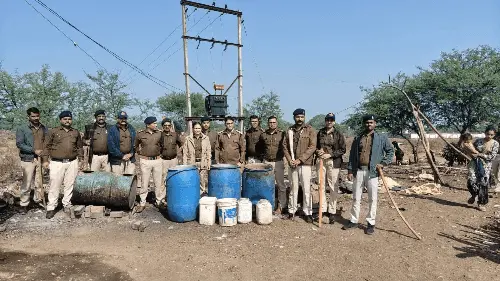 आबकारी विभाग का बड़ा एक्शन: गंज बासौदा में अवैध शराब माफिया की कमर टूटी! 1.82 लाख की सामग्री जब्त