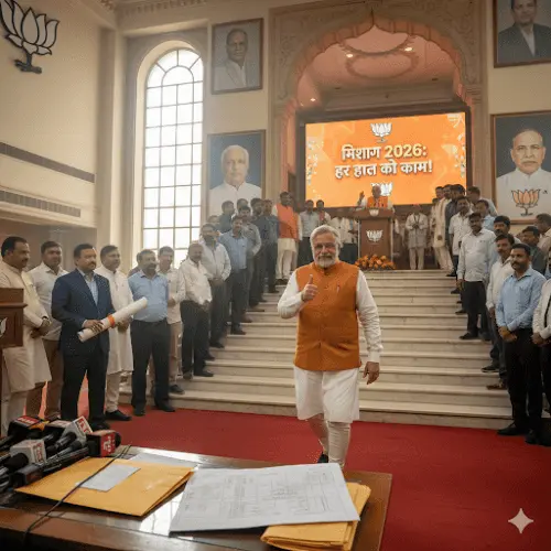 भाजपा में नियुक्तियों की 'महा-बारिश': अजय जामवाल के भोपाल पहुंचते ही हलचल तेज, जल्द खाली होंगे सूचियों के लिफाफे!