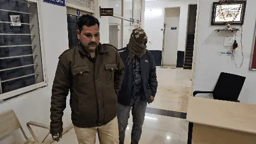 आगर मालवा में बड़ी कार्रवाई: 9 किलो ड्रग्स मामले में फरार बीजेपी नेता राहुल आंजना गिरफ्तार, हेलीपैड से दबोचा