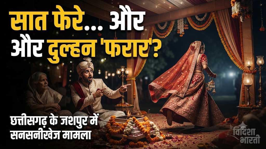 शादी के मंडप में मचा कोहराम: 7 फेरों से ठीक पहले दुल्हन 'रफूचक्कर