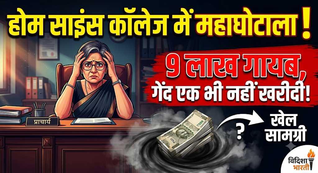 नर्मदापुरम के होम साइंस कॉलेज में 9 लाख का 'मैजिकल स्कैम