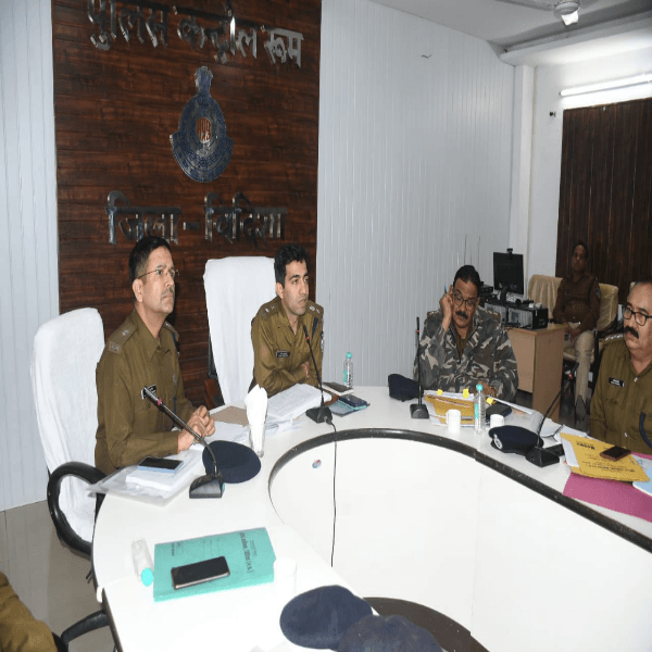 पुलिस अधीक्षक विदिशा रोहित काशवानी के निर्देशन में अपराध समीक्षा बैठक हुई संपन्न
