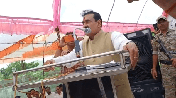 दतिया उपचुनाव में नरोत्तम मिश्रा का 'हुंकार' अवतार