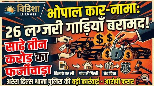 भोपाल का 'कार-नामा': लग्जरी गाड़ियों को किराये पर लेकर गांव-देहात में बेच