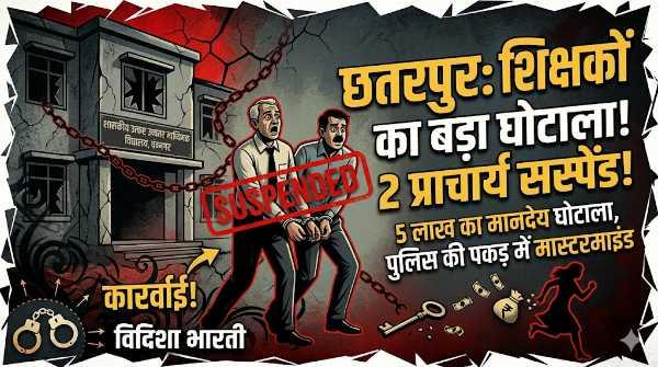 फर्जी अतिथि शिक्षकों के नाम पर सरकारी खजाना लूटने वाले दो प्राचार्य सस्पेंड