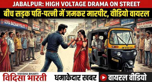 'हाई वोल्टेज' ड्रामा: सरेराह ऑटो में प्रेमी के साथ घूम रही थी पत्नी