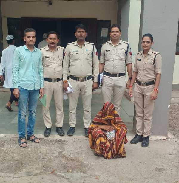 विदिशा क्राइम: बैंक से सरेआम 1.11 लाख उड़ाने वाली शातिर महिला लुटेरी