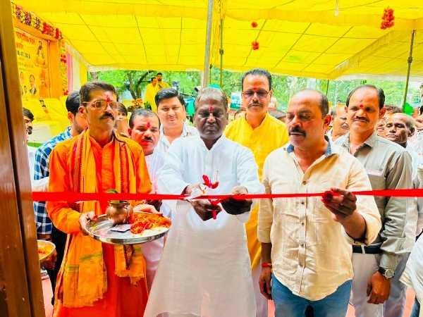 विधायक डॉ. प्रभुराम चौधरी ने किया नवीन धर्मशाला का लोकार्पण